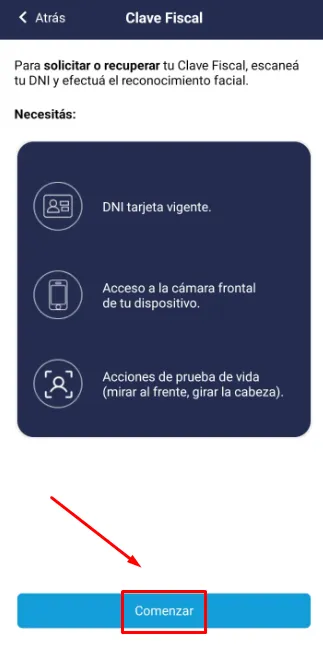 sacar clave fiscal en afip