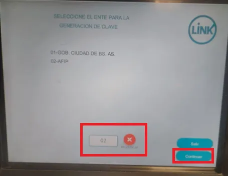 generar clave fiscal afip cajero