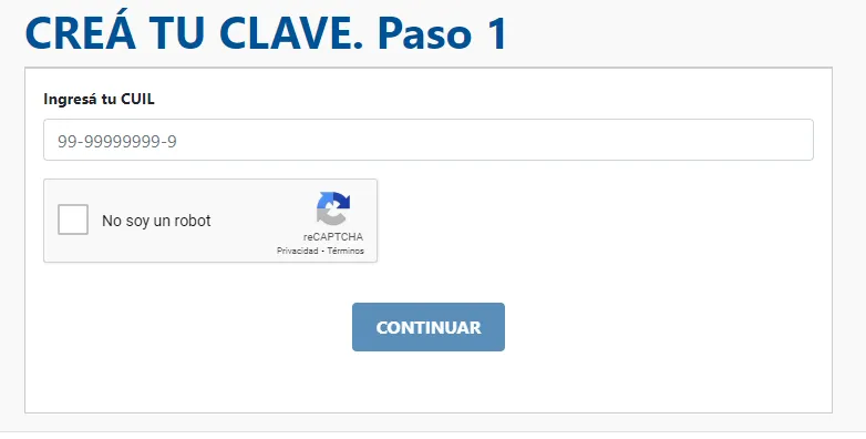 crear clave de seguridad social anses