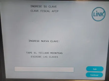 clave fiscal cajero link